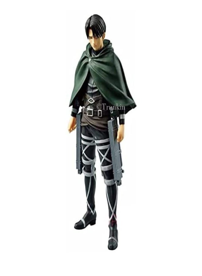 Trunkin | AOT Levi Ackerman Action Figure | The Final Season Levi Survey Corps Weeb Manga Collectible | PVC Anime Figurine - Image 1